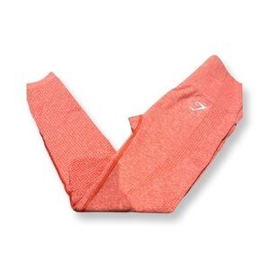 GYM-SHARK seamless leggings orange tangerine size XS check length for sizing